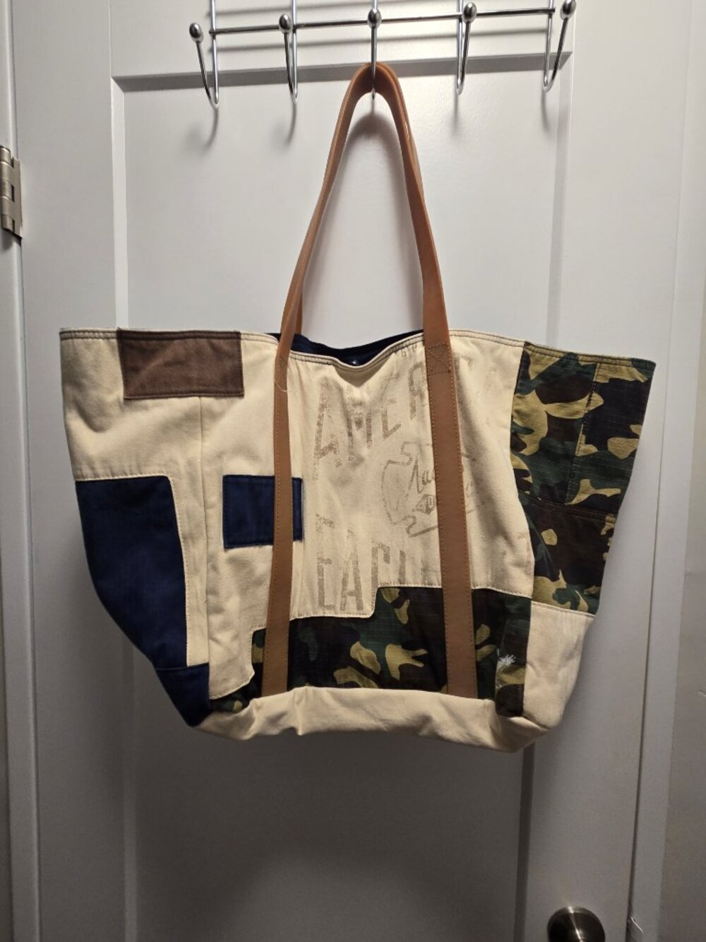 AMERICAN EAGLE Outfitters Women's Color Block/Print Tote Bag - Size Large NWOT